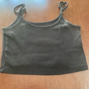 Hollister black cropped tank